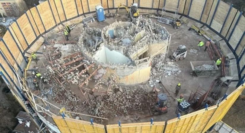 Így látják a madarak a Körszálló bontását