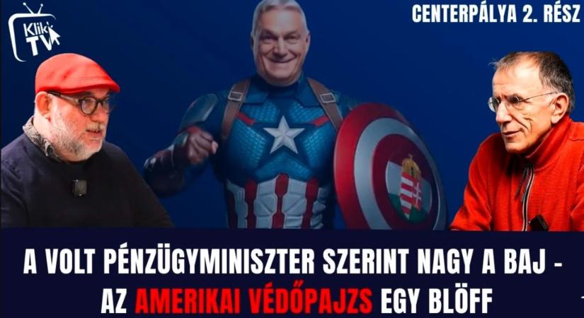A volt pénzügyminiszter szerint nagy a baj - az amerikai védőpajzs egy blöff