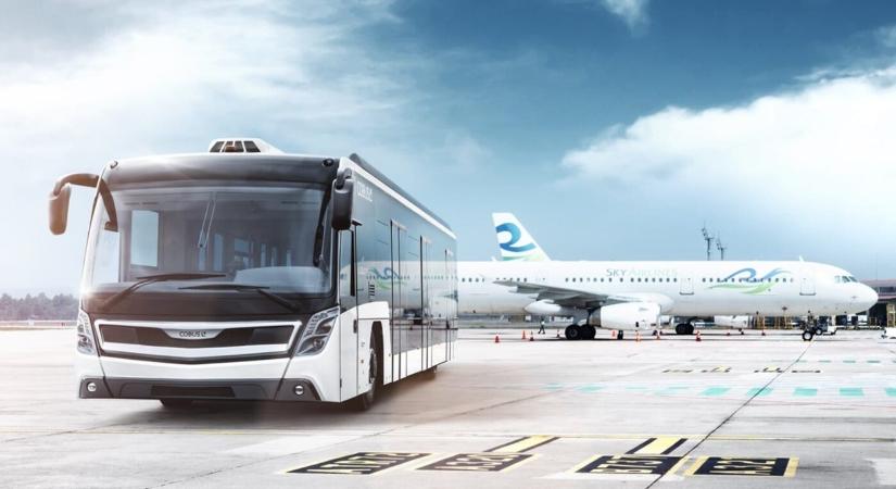 Elektromos buszokra vált a vilniusi reptér