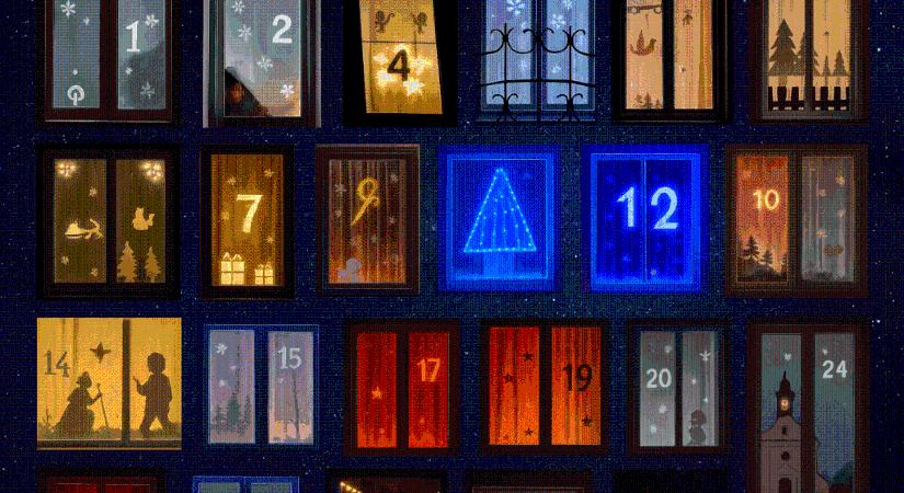 Idén is adventi kalendáriummá válnak Nagyatád ablakai