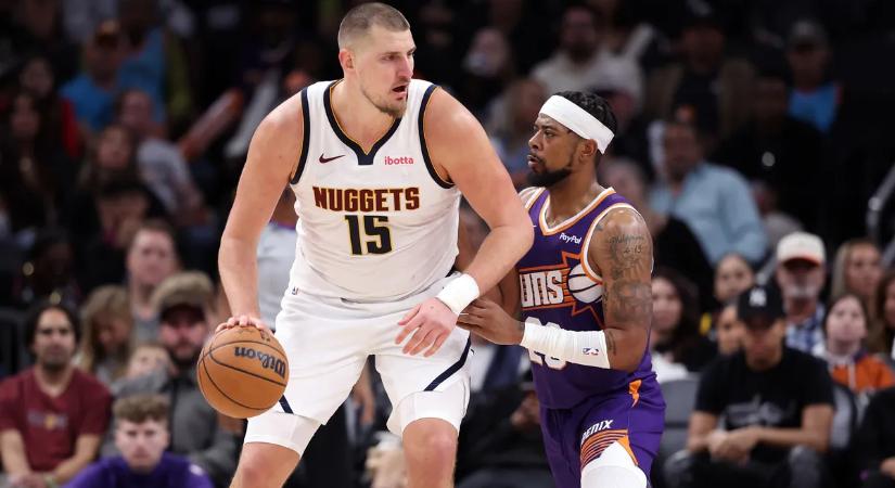 NBA: Nikola Jokics 26 ponttal segítette a Sunst legyőző Nuggetset