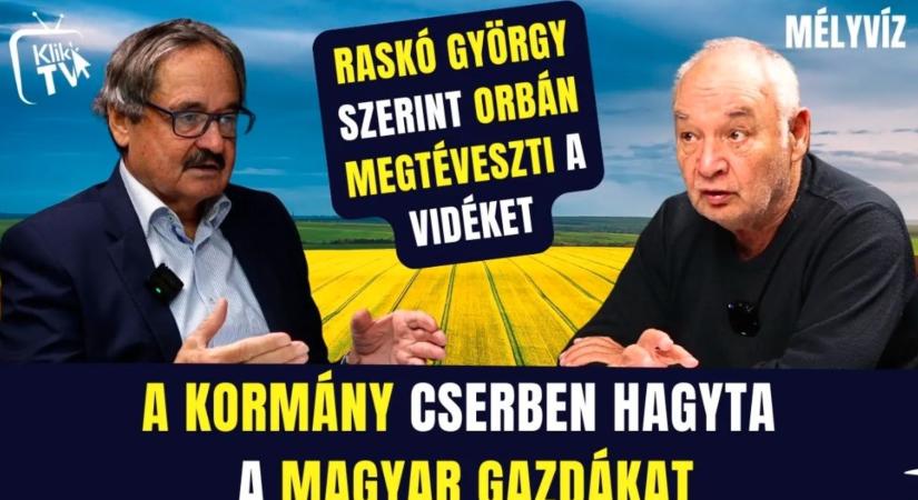 Orbánnak nincs ideológiája, csak hatalomvágya - Raskó György kemény vallomása