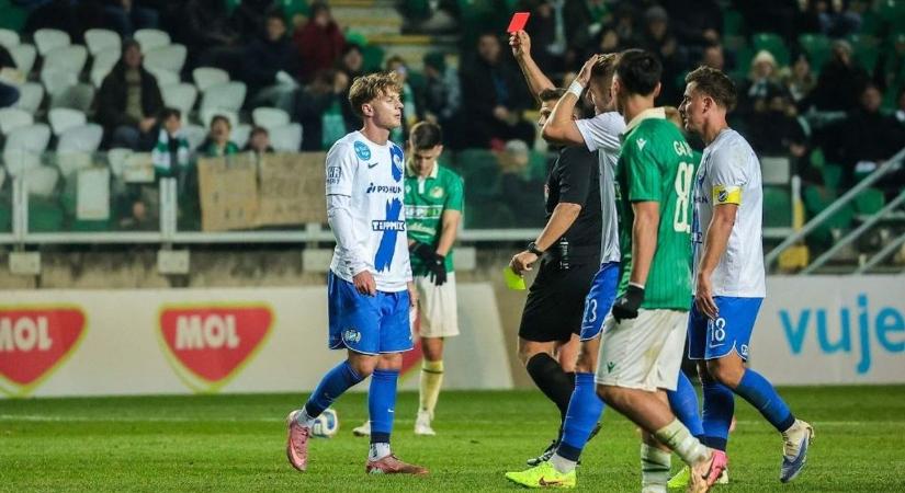 Jogos volt a piros lap az ETO-MTK mérkőzésen?