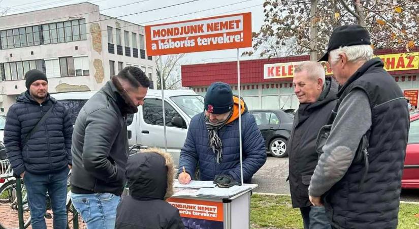 Sokan kiálltak a béke mellett – aláírásokat gyűjtöttek Törökszentmiklóson és Mezőtúron