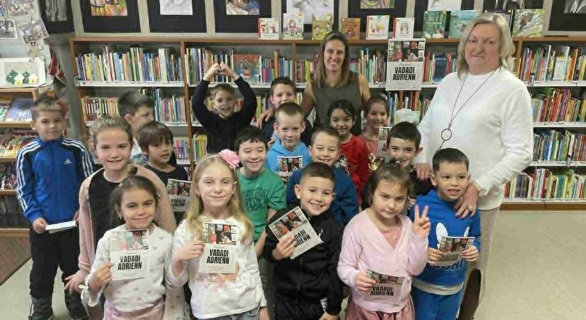 Vadadi Adrienn járt Zalaegerszegen, mesélt a gyerekeknek