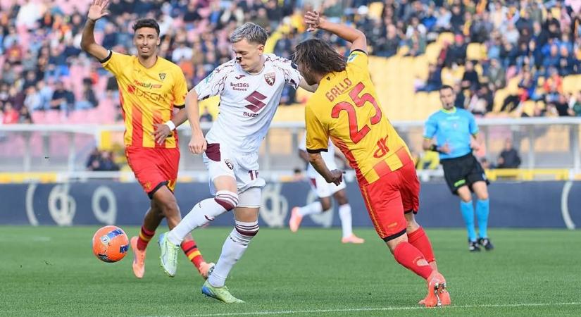 Leccében folytatódott a Torino rossz sorozata