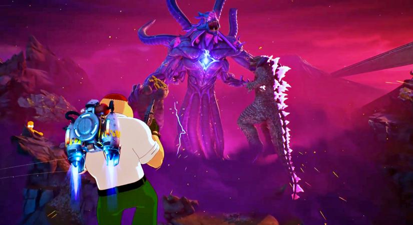A Bosszúállók: Végjáték grandiózus csatáját idéző összecsapás vezette fel a Fortnite új térképét, Supermantől Godzillán át a K-pop démonvadászokig mindenki a gonosztevőt gyepálta