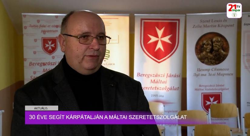 30 éve segít Kárpátalján a Máltai Szeretetszolgálat (videó)