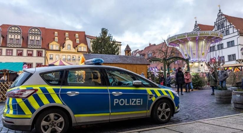 Késes férfi okozott riadalmat egy németországi karácsonyi vásáron