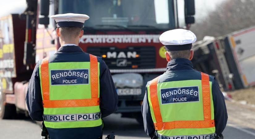 Túlterheltség, be nem tartott pihenőidő: egymás után buktak le a kamionsofőrök Somogyban