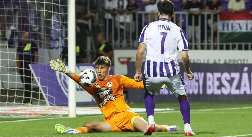 NB I: Lehet, hogy év védését mutatta be az Újpest ellen az épp 20 éves kapus - videó