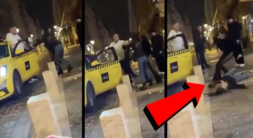 Egy uberes leütött egy nőt a Szent István-bazilika környékén, a taxis ellen büntetőeljárás indult