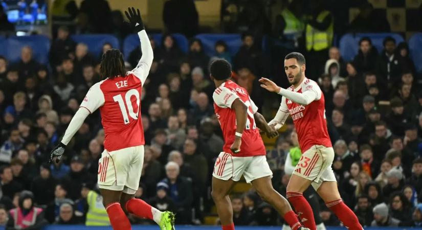 Kiállítás után gólváltás: döntetlenre végzett a Chelsea és az Arsenal