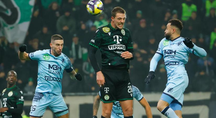 A Ferencváros Idegenben győzte le a Puskás Akadémiát