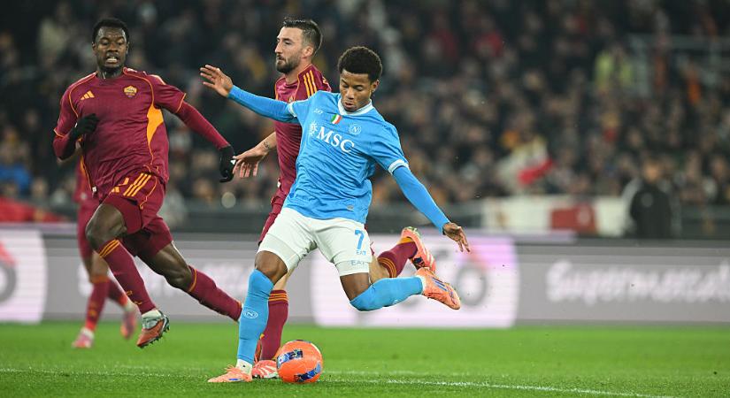 Serie A: egyetlen góllal győzte le a Napoli az AS Romát – videóval