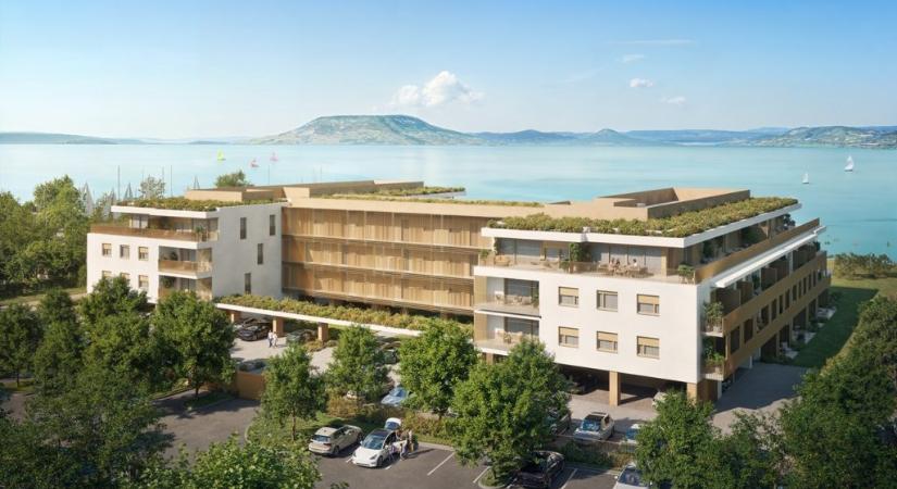 Balaton-part, panoráma – exkluzív lakópark épül