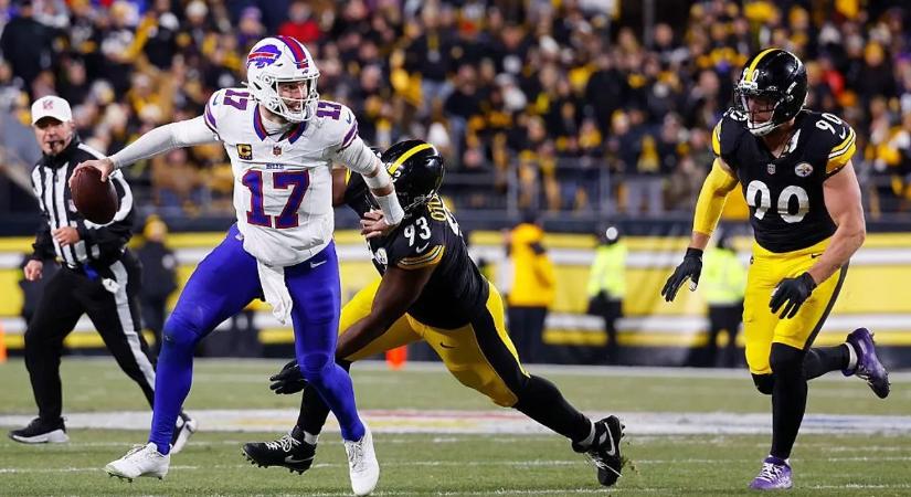 Josh Allen rekordot döntött, a Bills Pittsburghben ütötte ki a Steelerst – videó