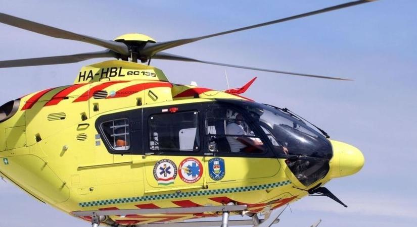 Leszálló mentőhelikopter okozott óriási riadalmat a kisvárosban