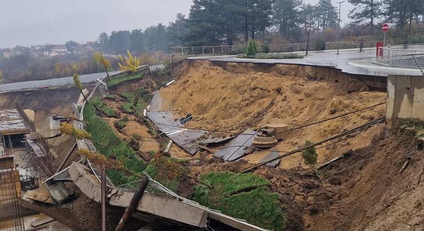 Folytatódik a földcsuszamlás Kragujevacon