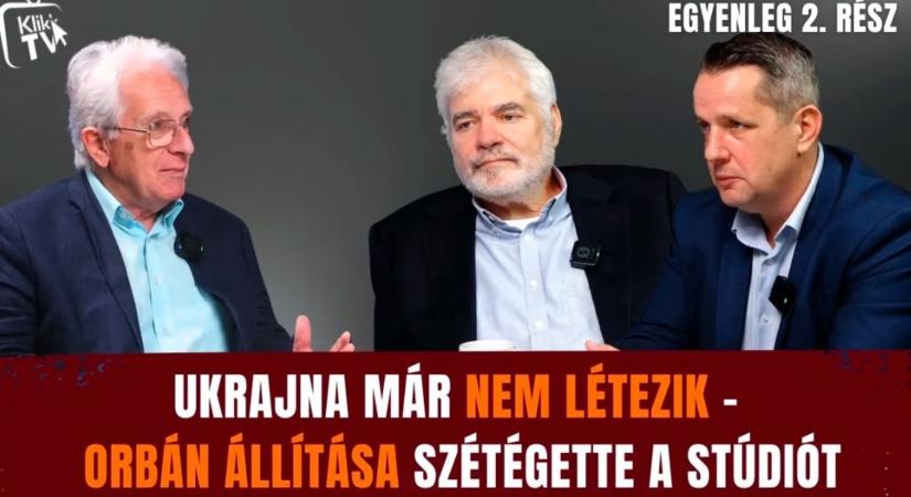 Ukrajna már nem létezik - Orbán állítása szétégette a stúdiót