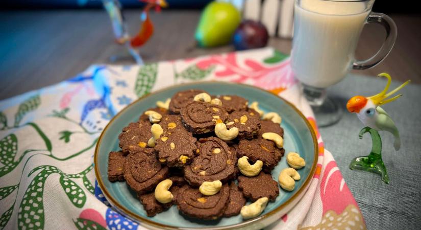 Csokis keksz kesudióval – 30 perc alatt elkészül