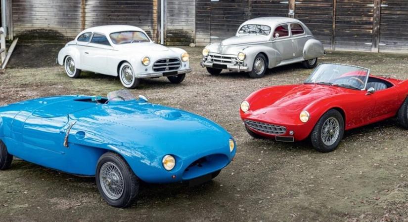 Négy csodálatos oroszlán ritka Peugeot 203-asok az Aguttes árverésén