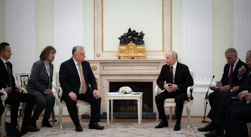 „Nem volt ezzel semmi probléma” – mondta Szijjártó a Putyin-Orbán találkozón történt súlyos félrefordításokról