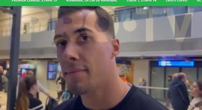 Az Újpest védője megérkezett Bukarestbe – fotó, videó!