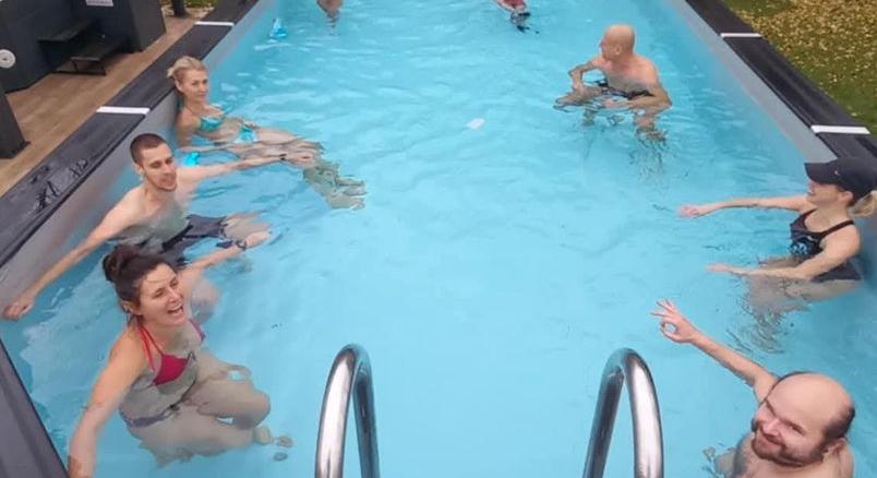 Kültéri mártózás Debrecenben