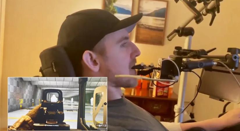 Agyi chippel irányítja a játékot a lebénult férfi