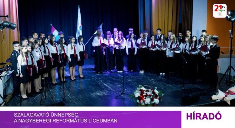 Szalagavató ünnepség a Nagyberegi Református Líceumban (videó)