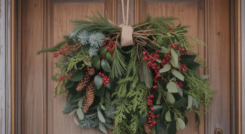 Karácsonyi koszorú újragondolva – 5 kreatív alternatíva
