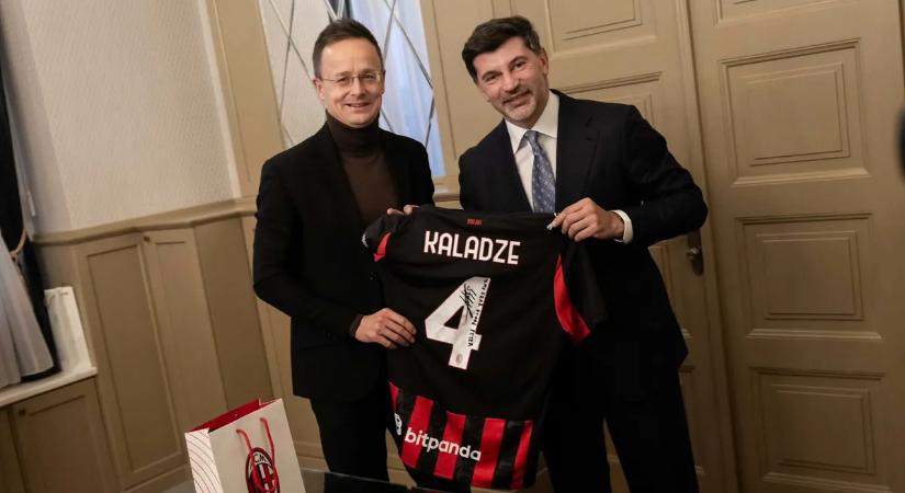 Kétszeres BL-győztes grúz polgármesterrel tárgyalt Szijjártó Péter