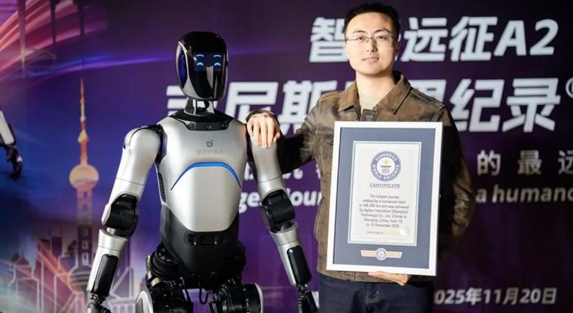Világrekordot állított fel egy robot – mutatjuk, miben