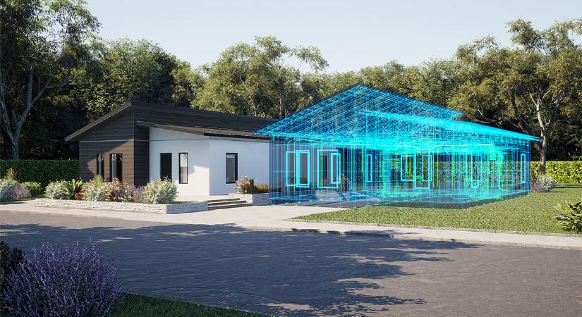 45 perc alatt elkészül a ház, egy 65 m2-es lakás 26 millió forintba kerülne