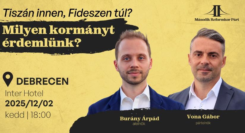 Milyen kormányt érdemlünk? Vona Gábor elárulja nekünk Debrecenben