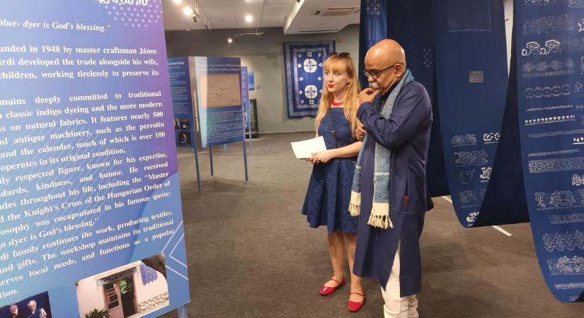 A győri kékfestők Indiában - Két népművészet és kultúra találkozása - fotók