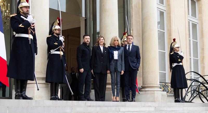 Macron-Zelenszkij találkozó: Oroszország fejezze be a háborút!