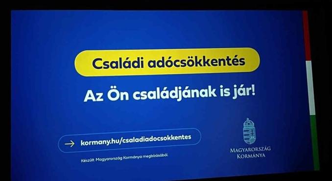 Adócsökkentésről szóló kormányzati reklám ment a Zootropolis 2 előtt a moziban