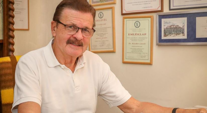 Dr. Kecskés László 40 éven át állta a sarat osztályvezető főorvosként - Pető Ernő-díjjal ismerték el