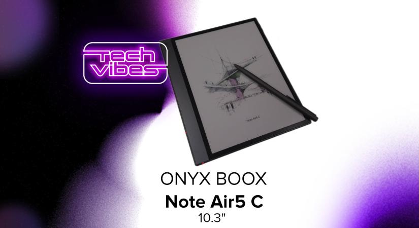 eBook-olvasónak nagyszerű, tabletnek viszont nem elég gyors? - ONYX BOOX Note Air 5 C - Tech Vibes