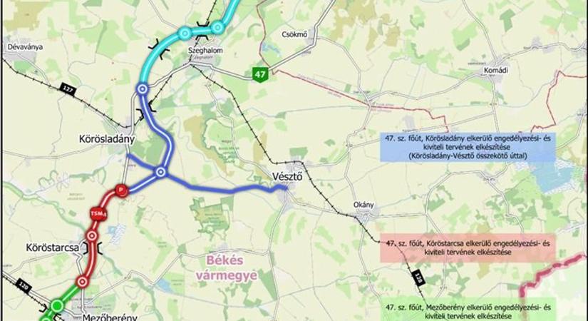 Nyilvánosságra hoztak Magyarország új gyorsforgalmi útjának a nyomvonalát: így kötik össze négy sávon a Dél-Alföldet Észak-Alfölddel – térkép