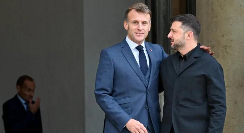 Csúnyán kigúnyolták Macront, amiért Zelenszkijjel találkozott