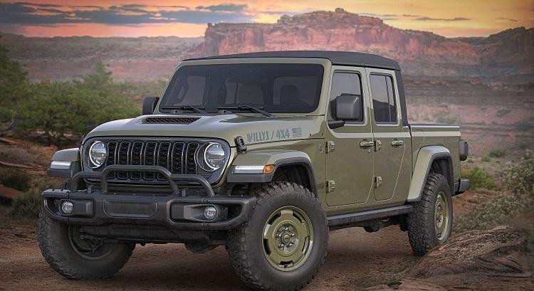 Jeep Gladiator Willys ’41: katonai ihletésű pickup