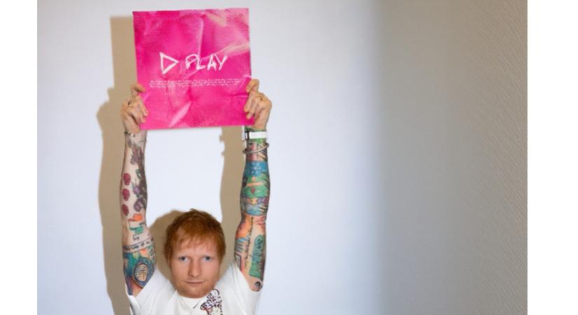 Ed Sheeran ismét rátenyerelt a PLAY gombra