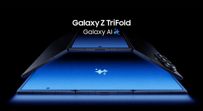 Papírvékony a jövő a Samsungnál: íme, a Galaxy TriFold!