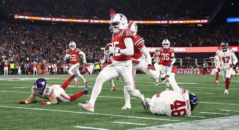 Egy félidő alatt elintézte a Giantset és továbbra is ligaelső a Patriots – videó
