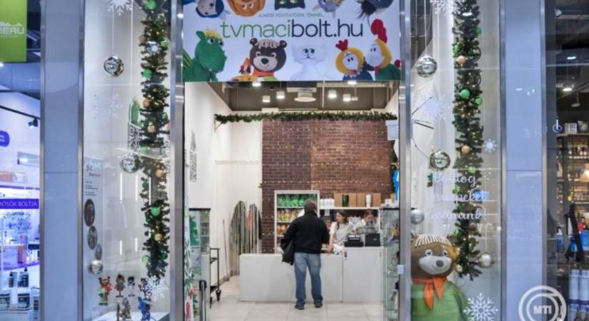 Idén is megnyílik a TV Maci-bolt az ETELE PLAZA karácsonyi vásárában