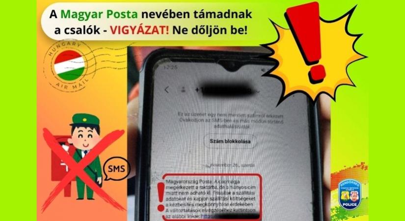 A Posta nevét felhasználva támadnak a csalók, legutóbb egy pilismaróti férfi vált áldozattá