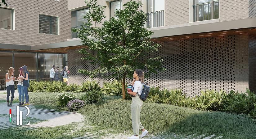 Új kollégium épül Debrecenben: tizenkét cég versenyzik a munkáért – látványtervvel